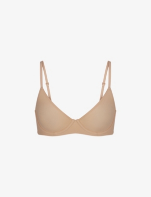 SKIMS WOMENS SKIMS FITS EVERYBODY UNLINED STRETCH-WOVEN BRA 