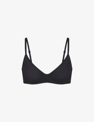 SKIMS WOMENS SKIMS FITS EVERYBODY UNLINED STRETCH-WOVEN BRA 