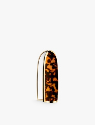 Guerlain Lecaille Rouge G Les Studs Metal Lipstick Case In Lecaille